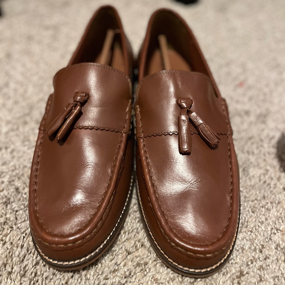 NWT BROWN ASOS LOAFERS